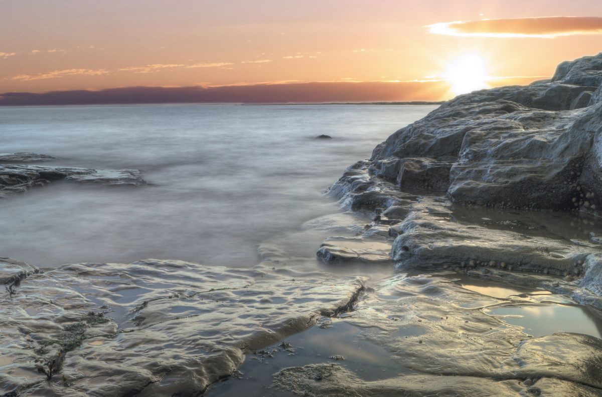 Sunrise at Staithes, North Yorkshire