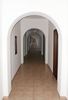 Hotel corridor in Hungary