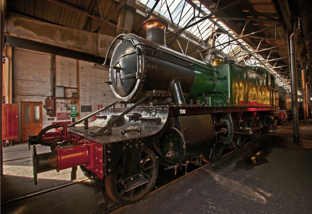 This photograph was taken at Didcot Railway Center in Oxfordshire, UK.