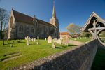 This beautiful church is just a short distance from where I live.  I took advantage of a the blue sky to take this photograph.  I used a polarizing filter to give the sky some impact.
