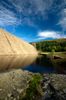 I've been to the Derwent dams in Derbyshire three times now and each time look in wonder.  The is where the famous Dambusters practiced they bombing runs so they could drop the bouncing bomb in World War II.