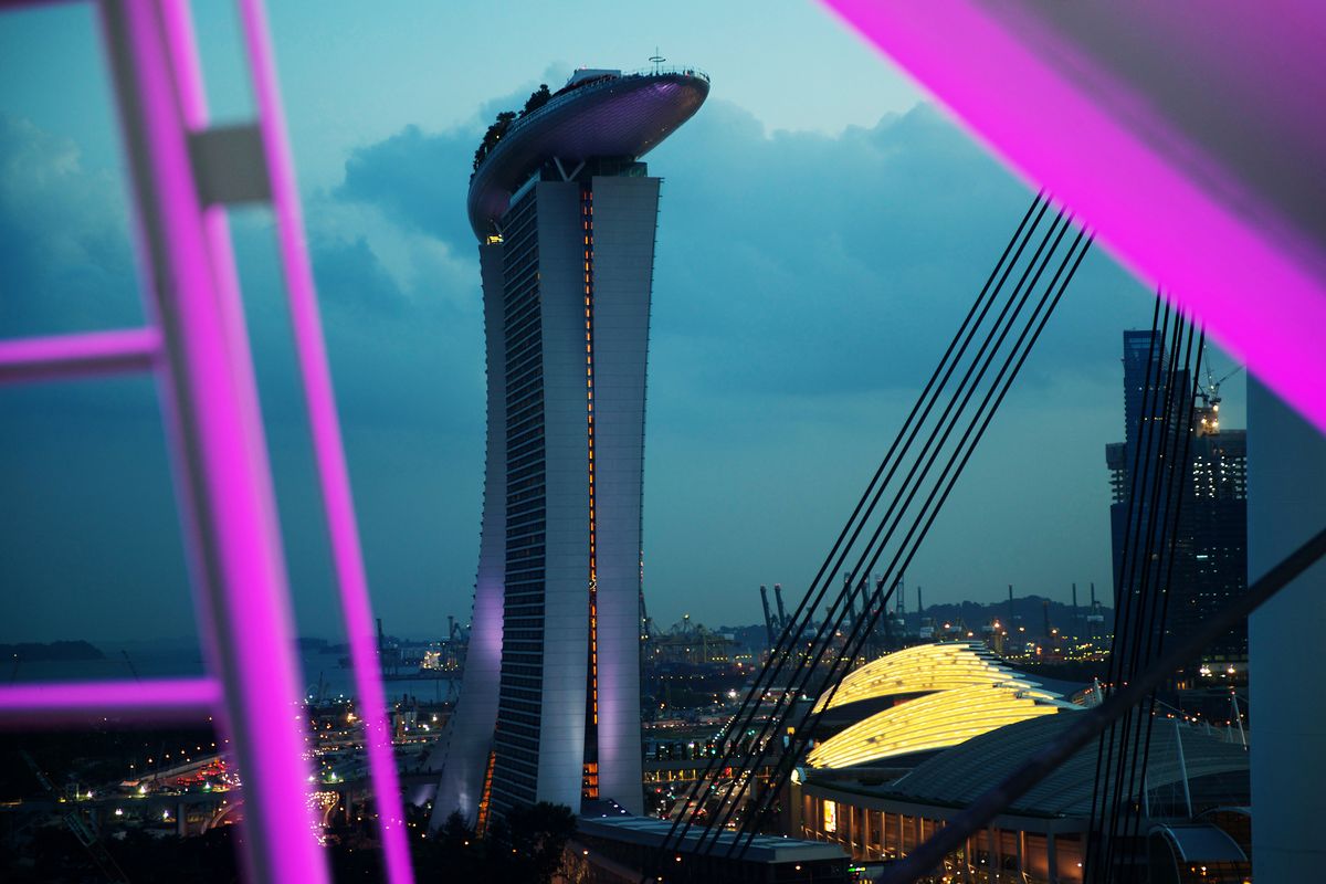 Marina Bay Sands from Singapore-Flyer