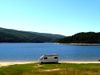 In camper Sul lago