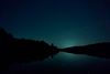 ins Universum, Jupiter und Saturn spiegeln sich im Mindelsee
