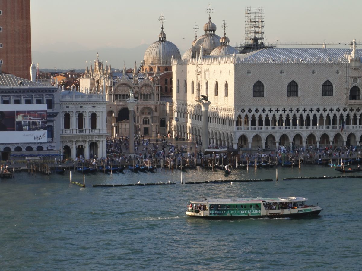 La plaza San Marcos Venecia a vista de pajaro